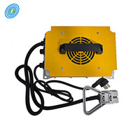Chargeur rapide de voiture YUCOO YK-CD7235 pour batteries au plomb-acide et au lithium 72V 35A, étanche, portable, pour fauteuils roulants électriques, argent, bleu, rouge