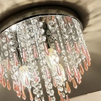 Plafonnier LED en cristal blanc en forme de losange, luminaires fantaisie pour la maison, lustre nordique, luminaire de salon et lampes suspendues