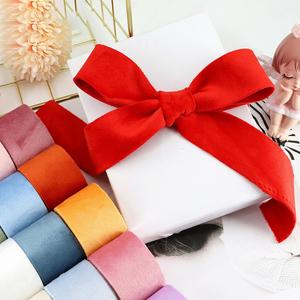 Nouveauté Ruban en velours double face ultra-doux de 3,8 cm de qualité supérieure pour l'embellissement des vêtements 10 yards/rouleau - Product Image 1