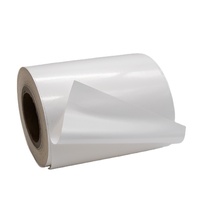 60mic 75mic PP perlé synthétique auto-adhésif Film autocollant rouleau unique activé par l'eau sensible à la pression papier auto-adhésif