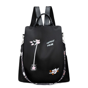 Bolso de Gran Capacidad Estilo Coreano para Mujer, Antirrobo, Portátil, con Correa de Hombro, Cierre de Cremallera, Mochila de Poliéster, RTS, Pedido Mixto al por Mayor - Product Image 2