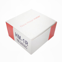 HM-1R 0.999999.59 100-240VAC LCD Digital Hour Meter Penghitung Listrik dengan Fungsi Reset
