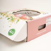 Boîte d'expédition en carton recyclé écologique, impression dorée personnalisée recto-verso, design pliable, personnalisable pour cadeaux et artisanat