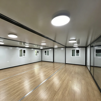 Maison conteneur moderne extensible en acier imperméable et respirant de 40 pieds de long, garantie 5 ans, pour usage résidentiel, bureau, entrepôt, villa