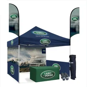 Custom Portable Big Heavy Duty Canopy Pop Up Folding Gazebo Aluminum Frame Wall Tent 10X10 10X15 10X20