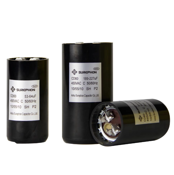 Factory Direct Sale Coolway Electric 220/250V Industrial Plastic Air Conditioning Fitting Motor Starting Running Capacitor