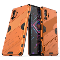 Coque de téléphone de luxe pour Xiaomi Redmi K40 Gaming Punk Armor, antichoc, anti-chute, avec support