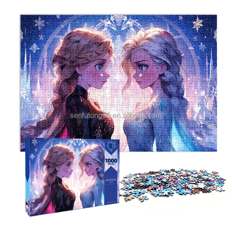 Casse-tête pour enfants personnalisables Fabricants de puzzles de princesse de personnages de dessins animés personnalisés