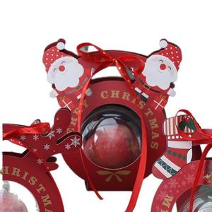 Siheny Kraft Giấy Giáng Sinh Eve Trái Cây Kẹo Hộp Miếng Bọt Biển Lót Matt Cán Long Lanh In Cho Đảng Trẻ em' Quà Tặng Ngày Giáng Sinh - Product Image 4