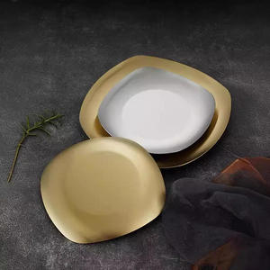 Plato Metálico Pequeño para Aperitivos, Elegante y Hermoso, Plato Decorativo de Acero Inoxidable para Encurtidos, Bandeja para Servir, Platos Irrompibles - Product Image 3