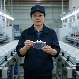 Hot Sell Plastic Anti-fog Clear Transparent Cook <strong>Mouth</strong> <strong>Mask</strong> for Food Service - Product Image 3