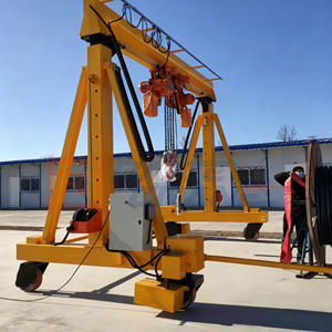 Grue à <span class=keywords><strong>portique</strong></span> mobile en acier robuste, conforme à la norme OSHA, pour les normes industrielles américaines - Product Image 5
