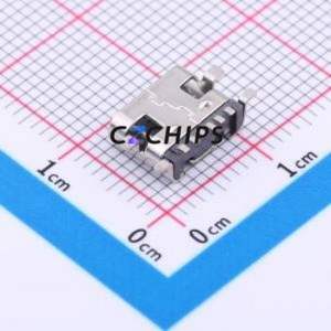 HC-TYPE-C-6P-01QT USB Connector SMD Connector ( Connector Type: Type-C )( Gender: Female )( Mounting Type: Horizontal Mount ) - Product Image 2