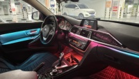 Kit de Actualización de Luz Ambiental Dinámica de 64 Colores para BMW F30 F34 Serie 3 2014-2019, Accesorios de Iluminación LED Interior