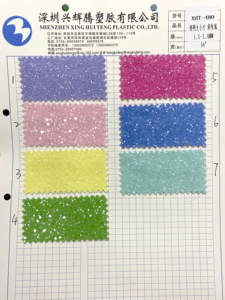 Feuilles de <span class=keywords><strong>tissu</strong></span> en cuir pailleté fluorescent brillant en gros, avec support en toile pour la fabrication de nœuds pour cheveux et projets créatifs <span class=keywords><strong>Cricut</strong></span> - Product Image 6