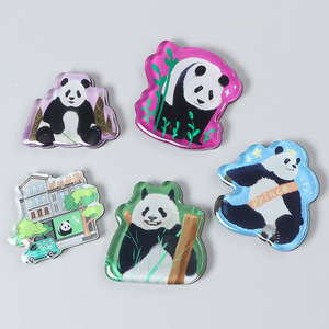 Pegatinas magnéticas <span class=keywords><strong>con</strong></span> logotipo de refrigerador de Metal personalizado de alta calidad, pintura permanente duradera para hornear, figura esmaltada, personajes de dibujos animados - Product Image 3