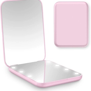 Du lịch trang điểm Pocket gương xách tay 1X/2X phóng đại Led Nhỏ Gọn PURSE gương với ánh sáng cầm tay nhỏ thắp sáng cho món quà - Product Image 6