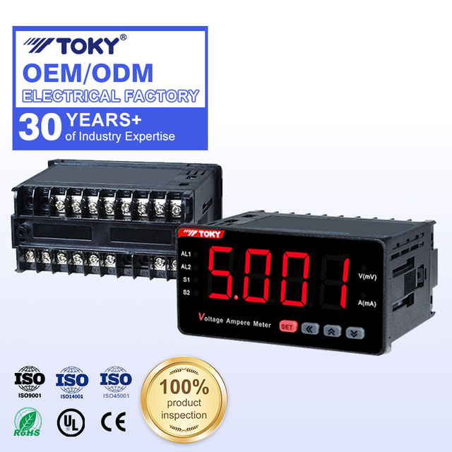 Esay to Operate Industrial Smart Panel Meter Multi Input Types Digital Current and Voltage Meter