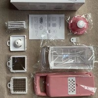 Keukenhulp ABS Plastic Duurzaam 15-in-1 Groentesnijder, -hakker, -rasp, -fruitpers, -opbergbak Shunxinyi