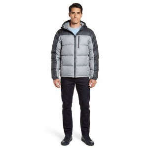Casual Wear New Style Low Price <b>Men's</b> Custom Made Canvas Puffer <b>Jacket</b> Comfortable High Street Style Quick Dry Breathable - Product Image 1