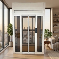 Ascenseur de villa à cabine entièrement vitrée, design moderne, pour résidence haut de gamme