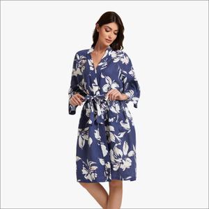 Printed Private Label Custom <b>Kimono</b> <b>Robe</b> Bathrobes Cotton Bamboo Women <b>Robes</b> Loungewear <b>Robes</b> - Product Image 4