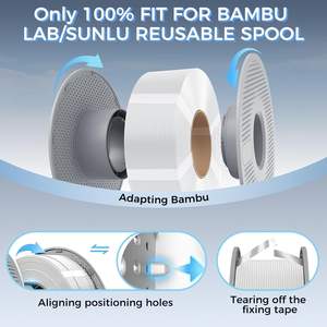 Filamento Creality PETG 1 kg 1.75 mm para impresora 3D, bobina de repuesto, blanco - Product Image 3