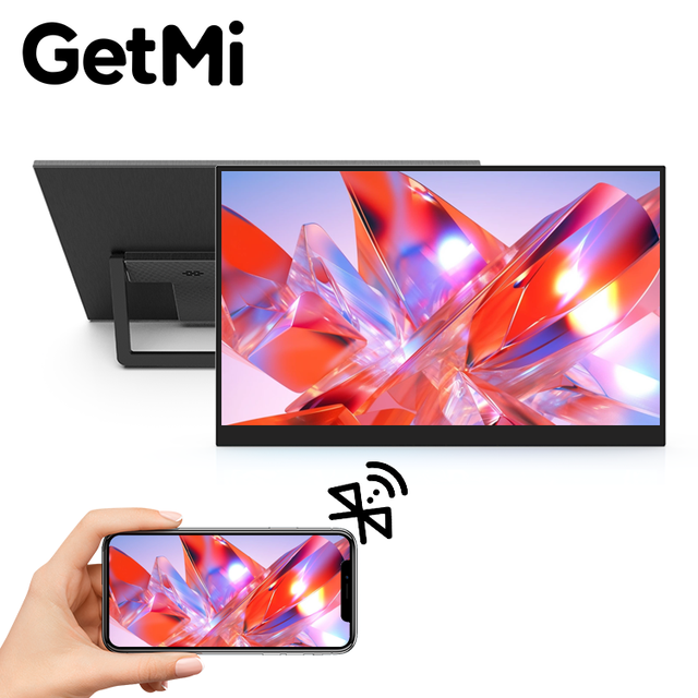 15.6 Inch Portable Extender Monitor for Laptop Wide View Angle IPS Display Eye Care Technology Low Blue Light Portable Monitor