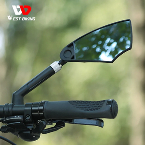 Espejo Retrovisor Antideslumbrante WEST BIKING, Telescópico y Ajustable para Manillar, Espejo Retrovisor para Bicicleta de Montaña, Bicicleta Eléctrica y Scooter - Product Image 3