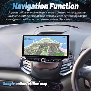 Autoradio à angle réglable pour Ford Ecosport 2013 - 2017, Android, Carplay sans fil, lecteur multimédia vidéo, navigation, unité principale - Product Image 5