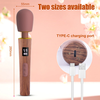 Digitaler LCD-Display AV-Stab Weiblicher Masturbator Klitoris- und Brustwarzen-Stimulation G-Punkt Dildo Vibrator Sexspielzeug für Frauen