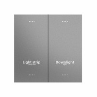 Système de contrôle intelligent personnalisé pour chambres d'hôtel avec panneaux Mesh et KNX, commande vocale, modèle Y5-Hotel Design