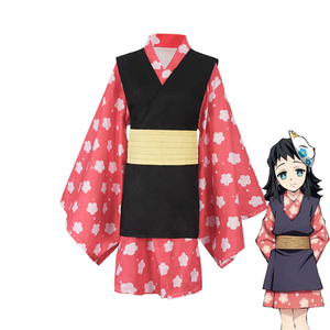 Disfraz de <span class=keywords><strong>Cosplay</strong></span> de Anime Kimono, Traje de Rol de Cazador de Demonios, <span class=keywords><strong>Nezuko</strong></span>, Tanjiro, Zenitsu, Gran Venta - Product Image 4