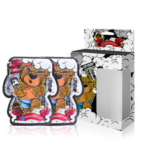 3,5 Bolsas Mylar con caja de embalaje elegante y respetuosa con el medio ambiente Logotipo personalizado para alimentos para bebés y chicles - Product Image 1