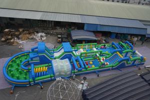 Parcours d'obstacles gonflable pour jeux de course, parcours d'obstacles gonflable pour adultes, nouveau parcours d'obstacles gonflable populaire - Product Image 5