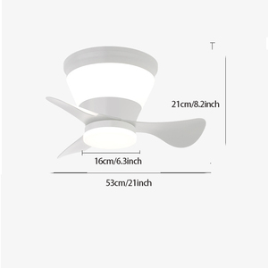 Lampu Kipas langit-langit LED 6 kecepatan dapat diredupkan harga grosir Remote Control Motor DC 3 pisau desain Modern kebisingan rendah UNTUK <span class=keywords><strong>RESTORAN</strong></span> - Product Image 6