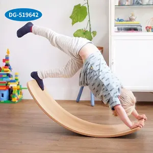 儿童教育感官训练跷跷板运动游戏木制平衡板瑜伽练习折板