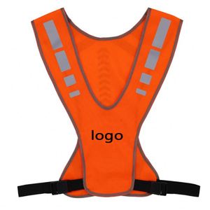 Gilet de course réfléchissant, guide de sécurité, vêtements réfléchissants, guide de construction routière, vêtements de course, gilets lumineux - Product Image 2