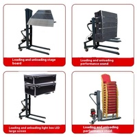 Nouveau transpalette élévateur portable détachable 300 kg 1,6 m pour l'éclairage de scène et les enceintes, idéal pour le chargement et le déchargement de marchandises sur minivan