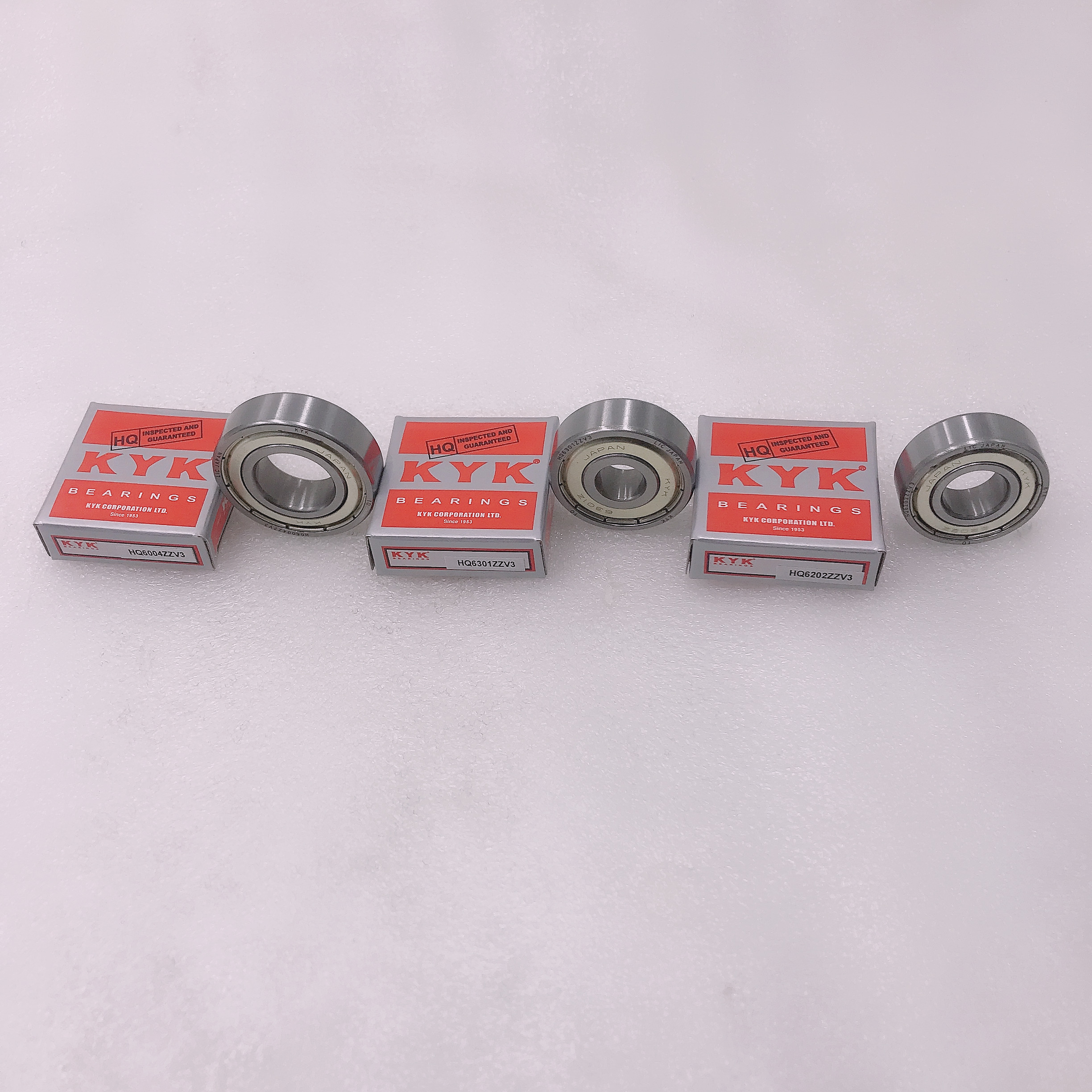 145/80R13 23年製　深溝セット　送料込み！ Japan KYK Cheapest深溝玉ベアリングHQ6201ZZV3 HQ6202ZZV3
