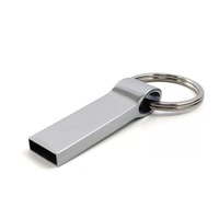 Memorias USB 2.0 Personalizadas con Anillo para Llaves, Precio Directo de Fábrica, Unidad Flash USB de 4 GB, Pendrive Metálico