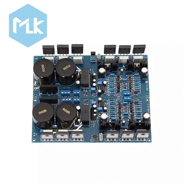 MLK Original A60 Current Feedback High-power HIFI Power Amplifier Adjustable Class a Amplifier Board with SMD Mounting