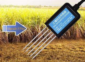 การทดสอบอุณหภูมิและความชื้นในดิน CIPPUS ผสานรวมกับเซ็นเซอร์วัดความชื้นในดิน เครื่องวัดค่า EC แบบ RS485 - Product Image 6