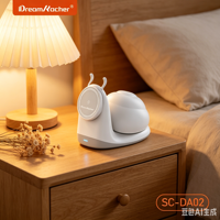 DREAMKACHER SC-DA02 15W PD 2.0 USB-C Lampe de nuit magnétique 2-en-1 Chargeur de téléphone portable avec support de voiture de 1m