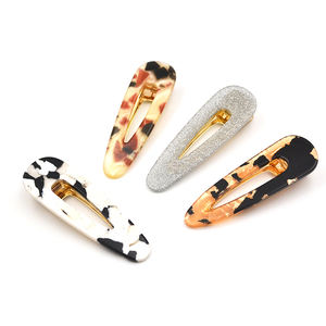 Klip Rambut Kustom untuk Wanita Gadis 2021 Klip Jepit Rambut Resin Plastik Korea Aksesori Jepit Rambut Bebek Buaya Akrilik Klip Rambut - Product Image 6