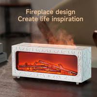 Diffuseur d'arômes à télécommande, diffuseur d'huiles essentielles à sept couleurs, humidificateur d'air de bureau de haute qualité pour la maison, effet cheminée