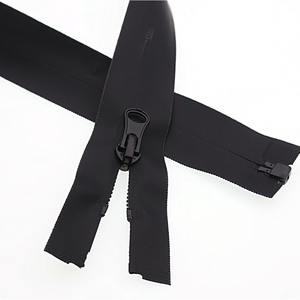 Fermeture éclair coulissante en nylon et PU imperméable, personnalisable, à glissière autobloquante, à extrémité ouverte, écologique, pour vêtements et vestes, vente en gros - Product Image 4