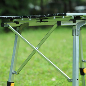Wholesale Customized Beach Lightweight Portable Picnic <b>Table</b> Outdoor Aluminum Height <b>Adjustment</b> <b>Folding</b> Camping <b>Table</b> - Product Image 3