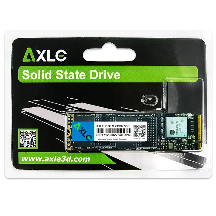 액슬 SSD M.2 PCIe 2280 512GB 솔리드 스테이트 드라이브 하드 드라이브 컴퓨터 구성 요소는 데스크톱 및 노트북에 적용됩니다.