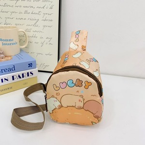 MG 2025 Sac de poitrine imperméable pour enfants Mignon Kapibala Sac à bandoulière décontracté avec fermeture à glissière Petit porte-monnaie pour garçons filles - Product Image 6